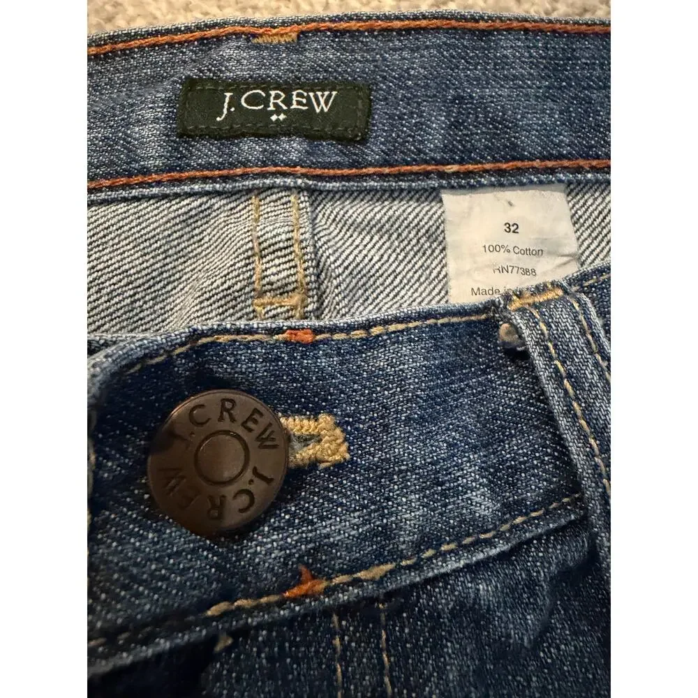 Vintage J. Crew 5-Pocket Bootcut Denim Jeans, Men's Size 32